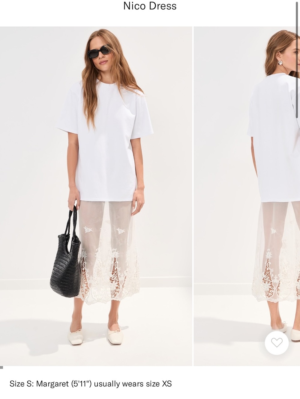 Shopbop Nico Dress — White Lace Maxi Dress